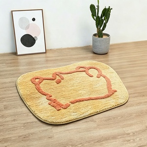 <span class=keywords><strong>Tapis</strong></span> personnalisé en forme d'ours en peluche, doux et moelleux, <span class=keywords><strong>tapis</strong></span> de sol antidérapant pour chambre d'enfant, décoration de la maison - Product Image 5