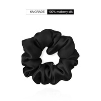 Grosir 22 Momme Scrunchie sutra 4cm Aksesori rambut ikat rambut sutra