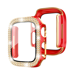เคสป้องกันแบบเพชรสองแถวสองแถวขนาด45 44 40มม. แบบบูรณาการสำหรับ Apple Watch Ultra 3 2 - Product Image 1