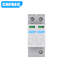 Dispositivo <span class=keywords><strong>di</strong></span> Protezione da Sovratensioni Solari (SPD) CHFBEC YCCS-C40 2P/3P 600VDC/800VDC 40kA per Sistemi <span class=keywords><strong>di</strong></span> Alimentazione e Uso Industriale - Product Image 1