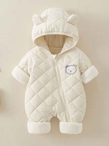 Trajes de Nieve para Bebé, Pelele de Invierno, Conjuntos de Franela para Niños y Niñas, Mono con Pies Cubiertos, Ropa de Invierno para Bebés - Product Image 5
