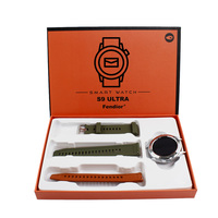 Montre connectée S9 Ultra 2026, 3 bracelets en 1, appels Bluetooth, charge sans fil, surveillance de la santé, montre intelligente pour hommes