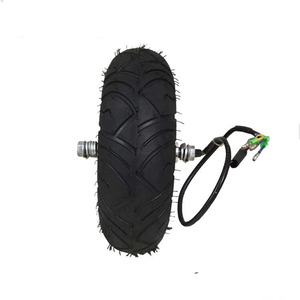 Rueda de motor de buje reversible sin engranajes y sin escobillas de 13 pulgadas, doble eje, 250W-1000W, 24V/36V/48V, impermeable, con sensor Hall - Product Image 3