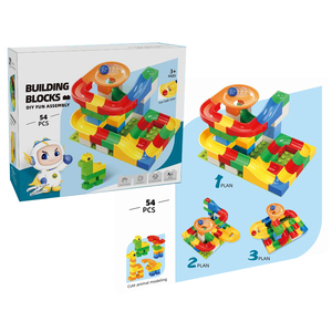 54 Quả Bóng Ray Trượt Có Thể Thay Đổi Giáo Dục Sớm Cho Trẻ Em Vật Liệu An Toàn Đồ Chơi Xếp Hình Theo Dõi Lắp Ráp Tự Làm - Product Image 3