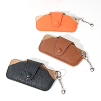 Étui à bijoux en cuir véritable personnalisé, couleur et matériau au choix, boîte à lunettes, fourniture directe d'usine, OEM