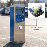 Imprimante thermique multifonctionnelle tout-en-un Cashino KP-210H 58 mm 203 dpi pour kiosque et terminaux en libre-service