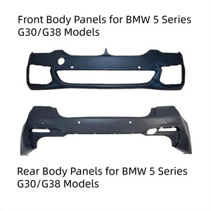 Pare-chocs avant pour BMW G38 G30, plaque <span class=keywords><strong>de</strong></span> pare-chocs <span class=keywords><strong>de</strong></span> voiture, M5 540I M Sport, lifting, pré-LCI, conversion style F90, 2016-2019, pare-chocs avant et arrière - Product Image 3