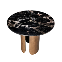 Tables d'appoint en marbre de luxe pour hôtel et maison, design moderne avec fonction extensible, approvisionnement direct d'usine, mobilier moderne pour la maison