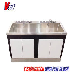 Évier stérilisé commercial en acier inoxydable VICTORY éviers en inox pour laboratoire ou autres fournitures d'hôpital pour hôtels et restaurants - Product Image 2