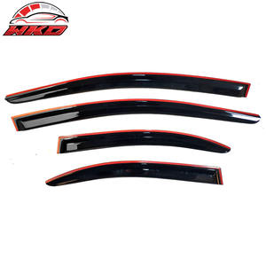 Convient aux Mitsubishi Lancer V2 de 2008 à 2017, pare-soleil de fenêtre, protection contre la pluie et le vent, 4 pièces, installation facile, garniture extérieure automobile durable - Product Image 5