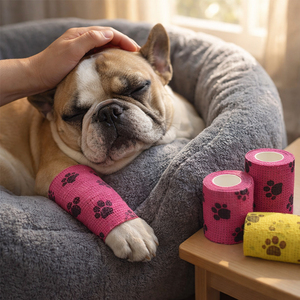 Bandage auto-adhésif pour animaux de compagnie au goût amer pour chien et chat - Product Image 1