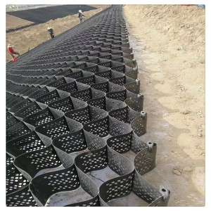 Géocell HDPE 75 mm |   Grille <span class=keywords><strong>de</strong></span> stabilisation du <span class=keywords><strong>gravier</strong></span> et renforcement du sol pour allées, pavés et contrôle <span class=keywords><strong>de</strong></span> l'érosion - Product Image 4