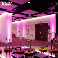 Paquete de 8 Focos LED Par Can Inalámbricos de 6x18W con Batería, Control Remoto DMX512 y Estuche de Transporte Recargable