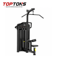 Machine de tirage vertical à poulie haute à charge personnalisée certifiée CE TOPTONS, équipement de fitness pour la musculation des triceps pour salle de sport