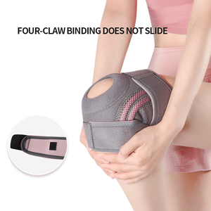 CONRIDA Best-Selling Open Patella <strong>Knee</strong> Brace Neoprene <strong>Compression</strong> Support Adjustable Straps Flexible Type for Spring Protection - Product Image 6