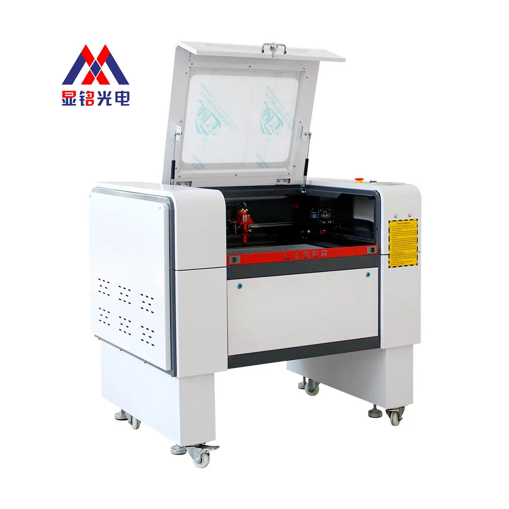 6040 50w mini lightweight stone marble spain co2 laser engraving machine with coconut bowl camera