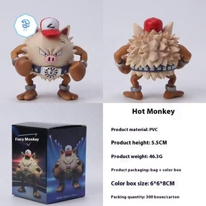 Cho Poke-moned chiến đấu ELF Hot khỉ PVC Mô hình đồ chơi điều kiện mới đấm bốc xe trang trí búp bê nhân vật từ Đông lạnh đóng hộp hình - Product Image 3