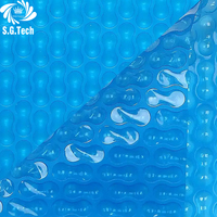 Bâche de piscine gonflable solaire Water Crown à installation rapide et facile, en PE haute qualité 400, 500, 600 microns, prix réduit