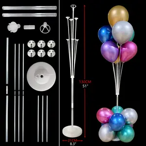Balloon Arch Column Base Stand Table Balloon Clip Ring Circle Holder Frame Stand Kit Birthday Wedding Party Decoration Supplies