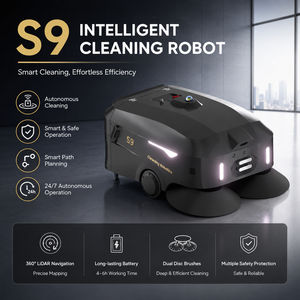Aspirateur robotisé industriel intelligent avancé pour entrepôt, en plastique, nouvelle génération, nettoyage automatique des sols, autonome, avec reconnaissance de l'environnement - Product Image 4