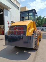 Compacteur vibrant à tambour unique robuste pour la construction de fondations en asphalte routier
