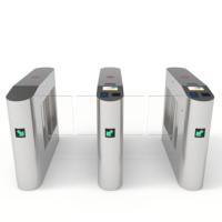 Barrera Abatible de Acero Inoxidable 304 con Control de Acceso por RFID, Código QR y Reconocimiento Facial, Protección IP65, Anti-Embestida, para Metro y Gimnasios