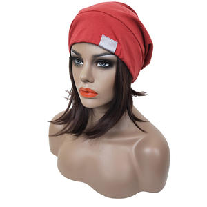 Cross-Border para <span class=keywords><strong>Amazon</strong></span> Best-Selling Men's Otoño Invierno Hat Estilo coreano Slouchy Sleep Cap Maternidad Pañuelo Tela común - Product Image 2