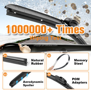 Limpiaparabrisas de coche personalizado de fábrica repelente al agua <span class=keywords><strong>Universal</strong></span> <span class=keywords><strong>con</strong></span> 19 adaptadores limpiaparabrisas OEM para todos los vehículos - Product Image 3