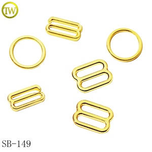 Nome personalizzato inciso Bikini Hardware placcato <span class=keywords><strong>oro</strong></span> costume da bagno anello rotondo regolabile Slider fibbie per <span class=keywords><strong>reggiseno</strong></span> - Product Image 4