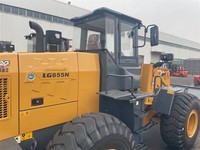 Chargeuse sur pneus LG855N 5 tonnes, godet de 3,0 m³, moteur diesel 162 kW, jaune, pour construction et exploitation minière