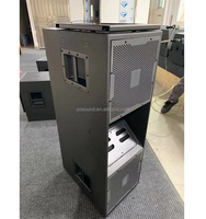 Audio professionnel Double 15 pouces néodyme aimant Line Array haut-parleurs pour spectacle extérieur mariage et fête système de son passif