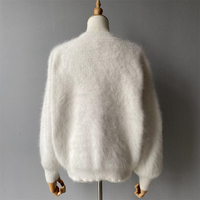Dicke Strickwaren Plain Roll kragen pullover Frauen Loose Pullover Langarm Soft Custom Fluffy Knitted Ladies Sweater für den Winter
