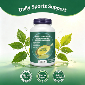 Complément alimentaire naturel à base de plantes Horny Goat Weed pour l'énergie quotidienne et la nutrition sportive, favorisant les performances sportives pour les hommes actifs, OEM - Product Image 2