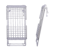 Séchoir à linge électrique portable léger Yuyao Sunzone Homtech, 100W, 8 barres, nouveau chauffe-serviettes