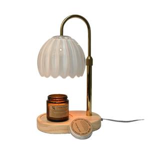 Lampe chauffe-cire avec variateur d'intensité pour la chambre à coucher, lumière parfumée, lampe à bougie décorative, cadeau pour les amis, mariage - Product Image 1