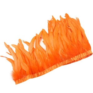 Plumas de Gallo Teñidas de 40-45 CM, Borlas de Plumas <span class=keywords><strong>para</strong></span> Decoración de Zapatos, <span class=keywords><strong>Bolsos</strong></span>, Disfraces de Carnaval, Ropa y Vestidos - Product Image 1