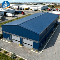 Kit de construction métallique préfabriqué en acier léger pour entrepôt et atelier