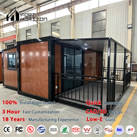 Contenedor Portátil Económico de 20 pies, Resistente al Fuego, Vivienda Modular Expandible y Móvil