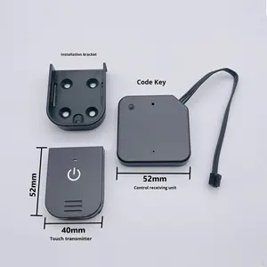 Kablosuz şarj edilebilir sensör dolap ışığı endüktif kapı kontrol anahtarı no-kablolama el tarama gardırop için insan vücudu kapı anahtarı - Product Image 6