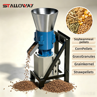 Granulateur d'aliments certifié CE STALLOWAY-500 55KW à 4 rouleaux, entraîné par prise de force, pour l'agriculture industrielle, les fermes et l'élevage
