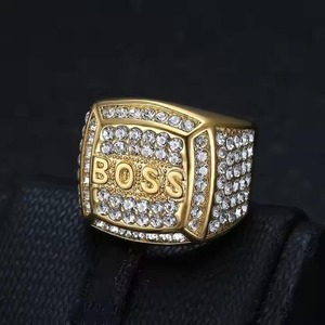 Anillo de Hip Hop con Diamantes de Moissanita Premium, Anillo de Diamantes de Moissanita Brillante para Hombre - Product Image 3
