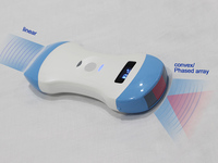 3 en 1 Wifi Función Color Doppler Convex Phased Array Sonda lineal Sistema de diagnóstico de ultrasonido inalámbrico