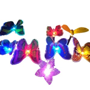 <b>Led</b> Butterfly <b>Lights</b> Solar Powered Outdoor Waterproof Lawn Decorative Garden Stake <b>Light</b> 14x80cm Plastic With <b>Light</b> <b>Sensor</b> - Product Image 5