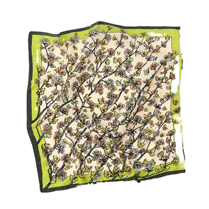 Toptan tasarımcı lüks marka 70x70cm kare ipek eşarp at baskılı çanta aksesuar için yaz moda küçük kare - Product Image 5