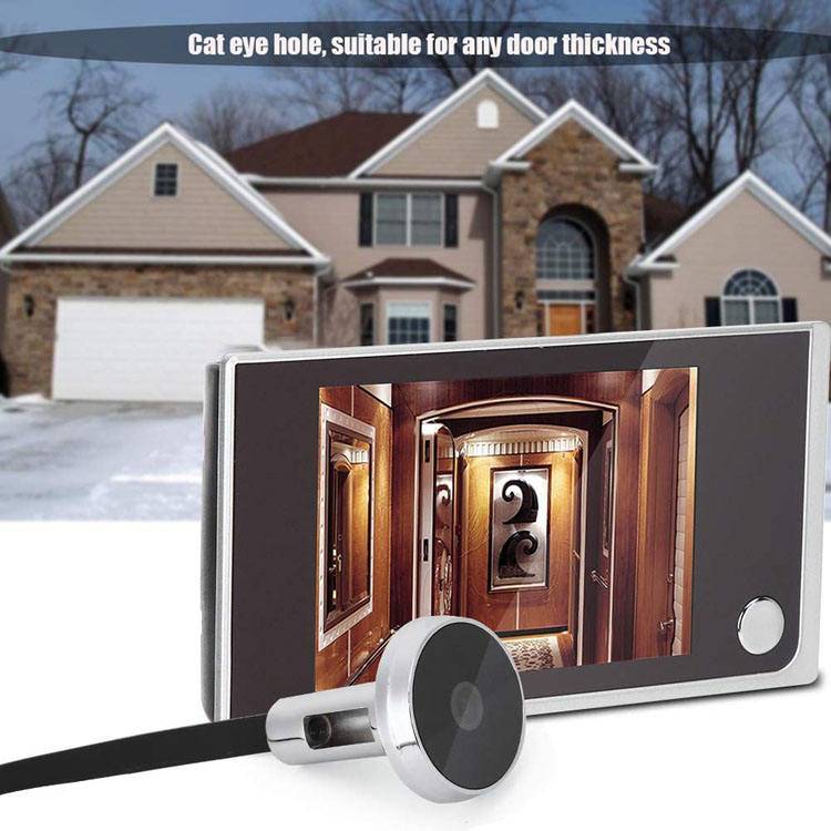 Touch Screen Digital Door Peephole Viewer Camera Video Phone With