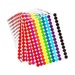 Lot de stickers personnalisés à points circulaires pour classification, marquage et rappel - Product Image 3