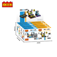 COGO vendita calda vita quotidiana modello Building Blocks giocattoli educativi per giocattoli per bambini