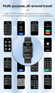1.45" Fitness Band BT5.1 200mAh <b>Heart</b> Rate Monitor Silicone Strap Laxasfi App Sports Tracker IP67 Waterproof Smart Watch - Product Image 6