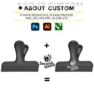 Clips de conservation alimentaire en acier inoxydable pour cuisine, personnalisables avec logo, pour cadeaux promotionnels - Product Image 3