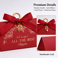 Boîte cadeau triangulaire pour fleurs, bonbons, mariage, Saint-Valentin, anniversaire, fête, avec ruban
